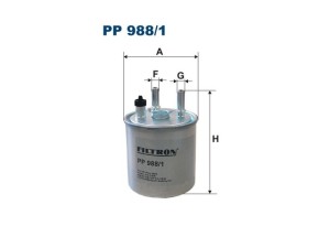 Filtr paliwa Filtron PP 988/1 Kangoo II, Laguna III, Twingo II