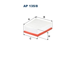 Filtr powietrza Megane IV Scenic IV Talisman Filtron AP 135/8