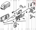 Zaczep rygiel bolec zamka Renault 8200179440 Master II