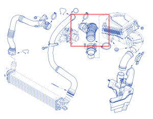 Przewód zasilania powietrzem Laguna III Renault 8200714810