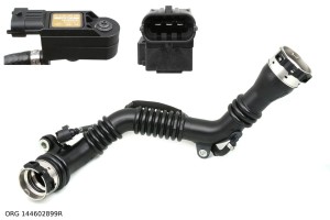 Przewód wąż powietrza turbosprężarki intercoolera Megane III 1,6 dCI Renault 144602899R