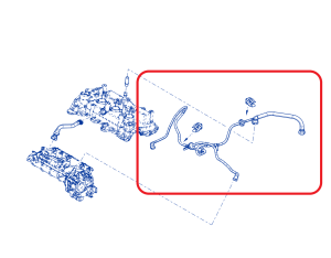 Przewód par paliwa odma Clio IV 0.9 tCE Renault 118263339R