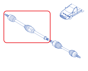 Półoś napędowa Laguna III 2.0 dCI Renault 8200618168 OEM