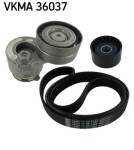 Zestaw paska osprzętu Laguna Vel Satis SKF VKMA 36037