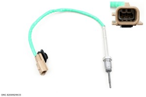 Czujnik tempratury spalin Clio Kangoo Laguna Megane Modus Renault 8200929533 OEM