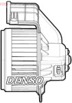 Wentylator dmuchawa wnętrza Master III Kangoo II DEA23019