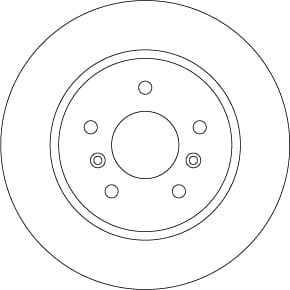 Tarcza hamulcowa tył Kadjar TRW DF6787