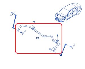 Stabilizator przód Megane IV Renault 546115677R