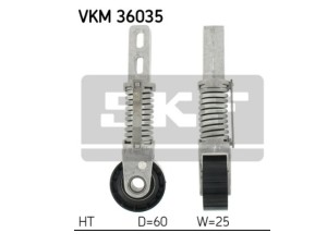 Napinacz paska osprzętu Espace Megane Scenic SKF 36035 VKM