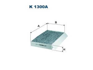 Filtr kabiny Renault Megane III Filtron K 1300A