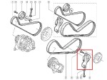 Napinacz paska osprzętu Clio Kangoo Renault 7700870432