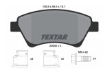 Klocki hamulcowe Megane II Scenic II Textar 23930 01