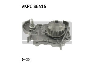 Pompa wody SKF 86415 VKPC Clio II Kangoo Megane I Thalia II