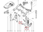 Tuleja tylnego wahacza Scenic RX4 Kangoo 4x4 Renault 7700436707