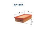 Filtr powietrza Filtron AP 134/7 Clio III, Modus