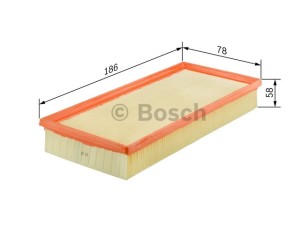 Filtr powietrza Bosch 1 457 433 078 Clio II Kangoo Twingo