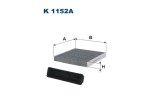 Filtr kabiny Filtron K 1152A Clio III Modus Twingo II