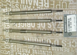 Świece żarowe Espace Koleos Laguna Megane 2.0 dCI Renault 110655813R