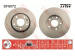 Tarcza hamulcowa Laguna III Megane III IV Scenic III TRW DF6072